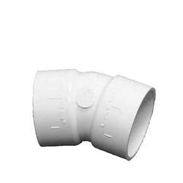 Lasco Fittings Lasco Fittings PV465025 2.5 in. PVC 22.5 deg Elbow
